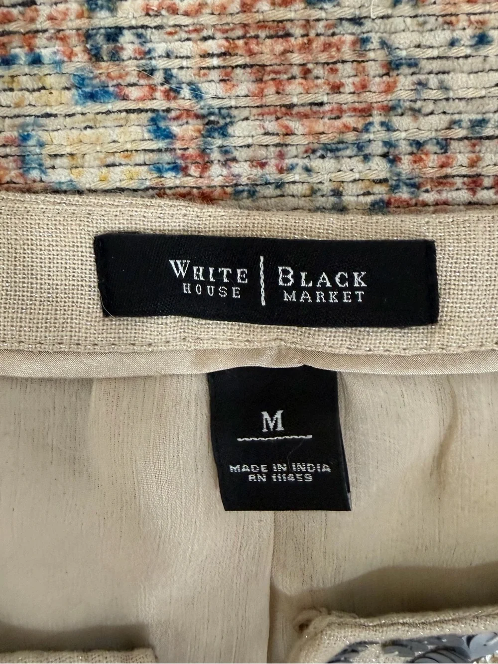 White House Black Market Linen Blend Sequin Bolero Jacket | Cropped  Cocktail M